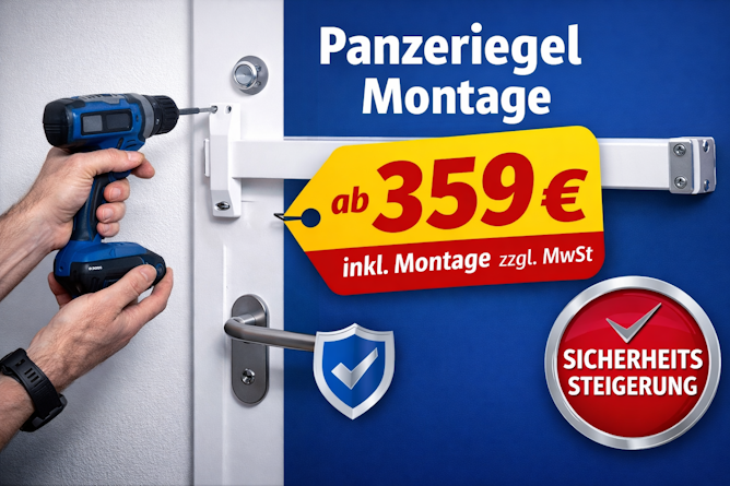 Panzerriegel inkl. Montage in Duisburg schon ab 359 Euro!